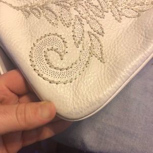 New with flaws Cole haan white shoulder bag